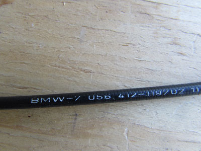 BMW Trunk Lid Cables 51247056412 E65 E66 745i 745Li 750i 750Li 760i 760Li6
